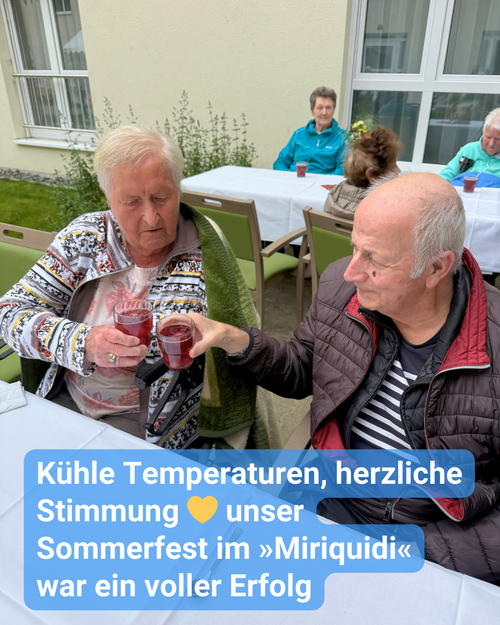 Kühle Temperaturen, herzliche  Stimmung - unser Sommerfest im »Miriquidi« war ein voller Erfolg